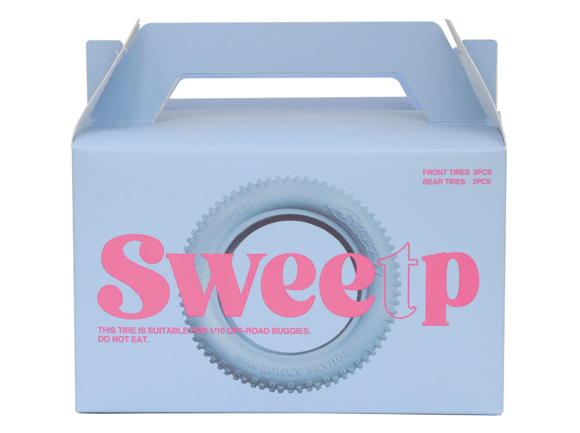BHM818 Sweep x BLOCKHEAD MOTORS ブルータイヤ SWEET BOXセット